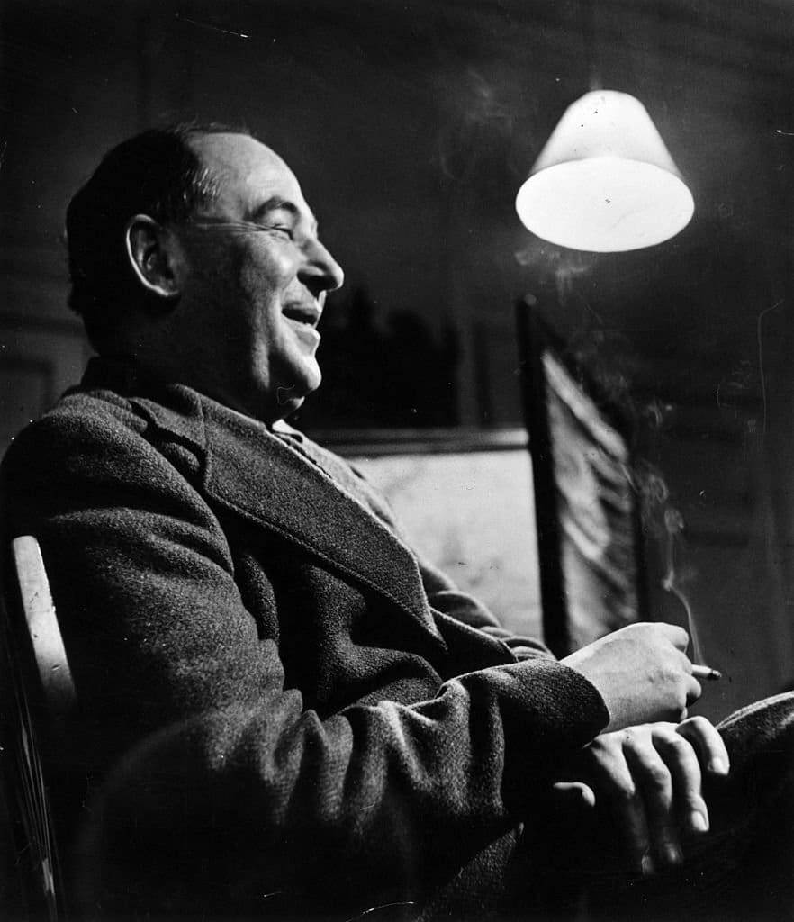 Black and White picture of writer of Chronicles of Narnia C.S. Lewis