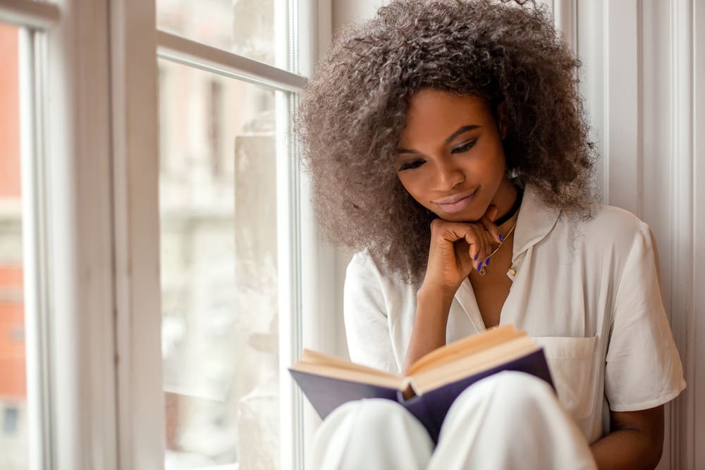 Woman Reading a book 1